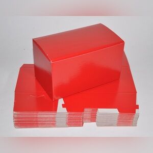 New 20 Premium Gift Box 7 in x 4 in x 4 in Red Christmas Ornament Radko Storage